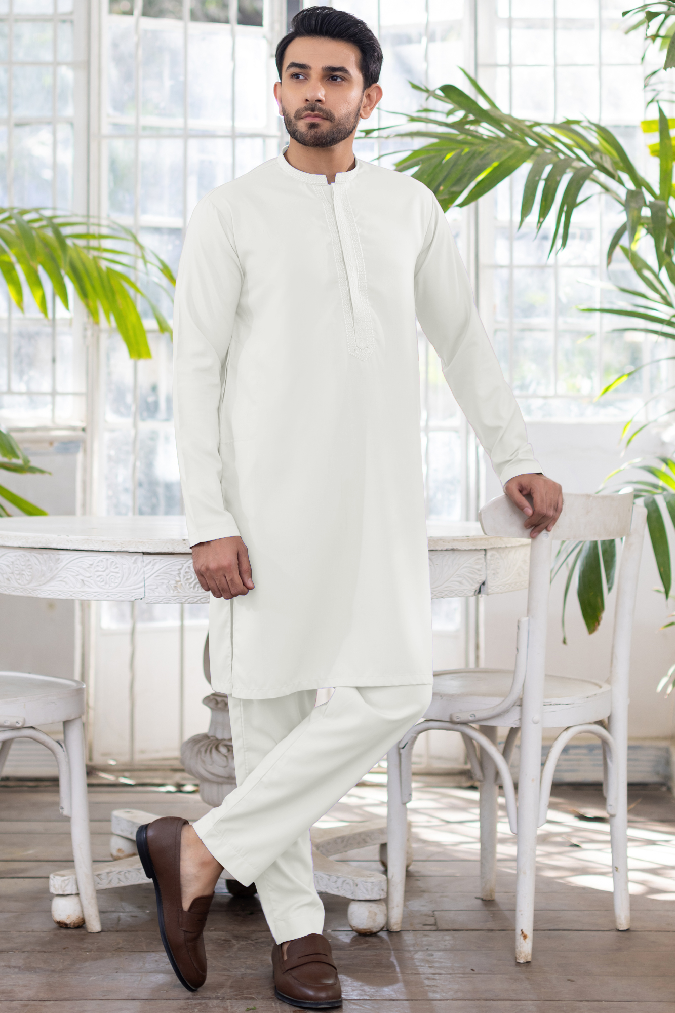 Boski Eid Series Formal Embroidered Stitched Suit