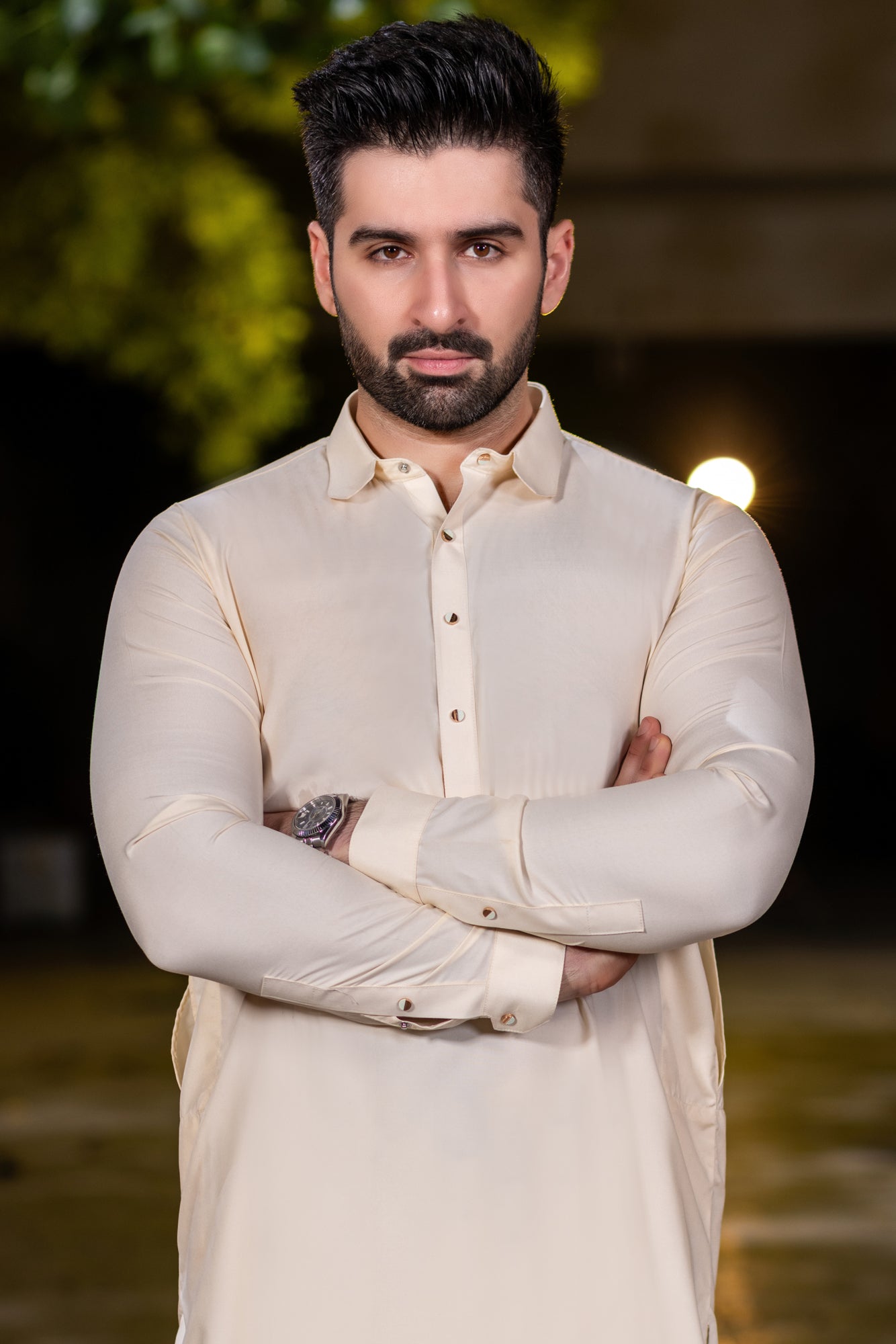 Boski spanish cut collar & matching two tone snapbutton & 1.5cm golden logo Collar