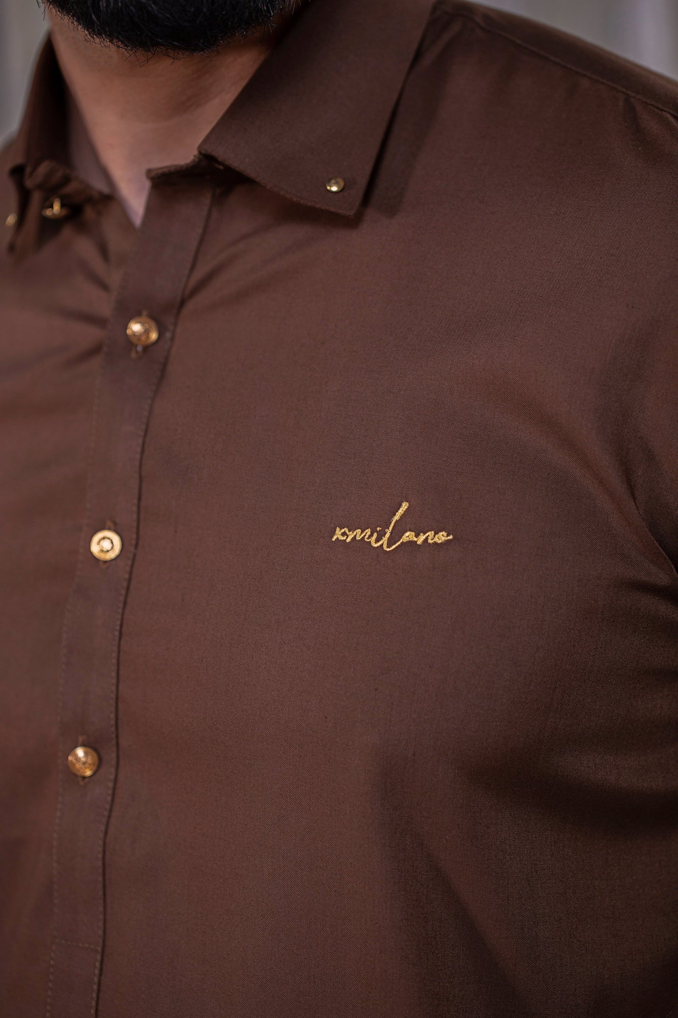 Signature Stitched Suit with Trouser - Chocolate Brown