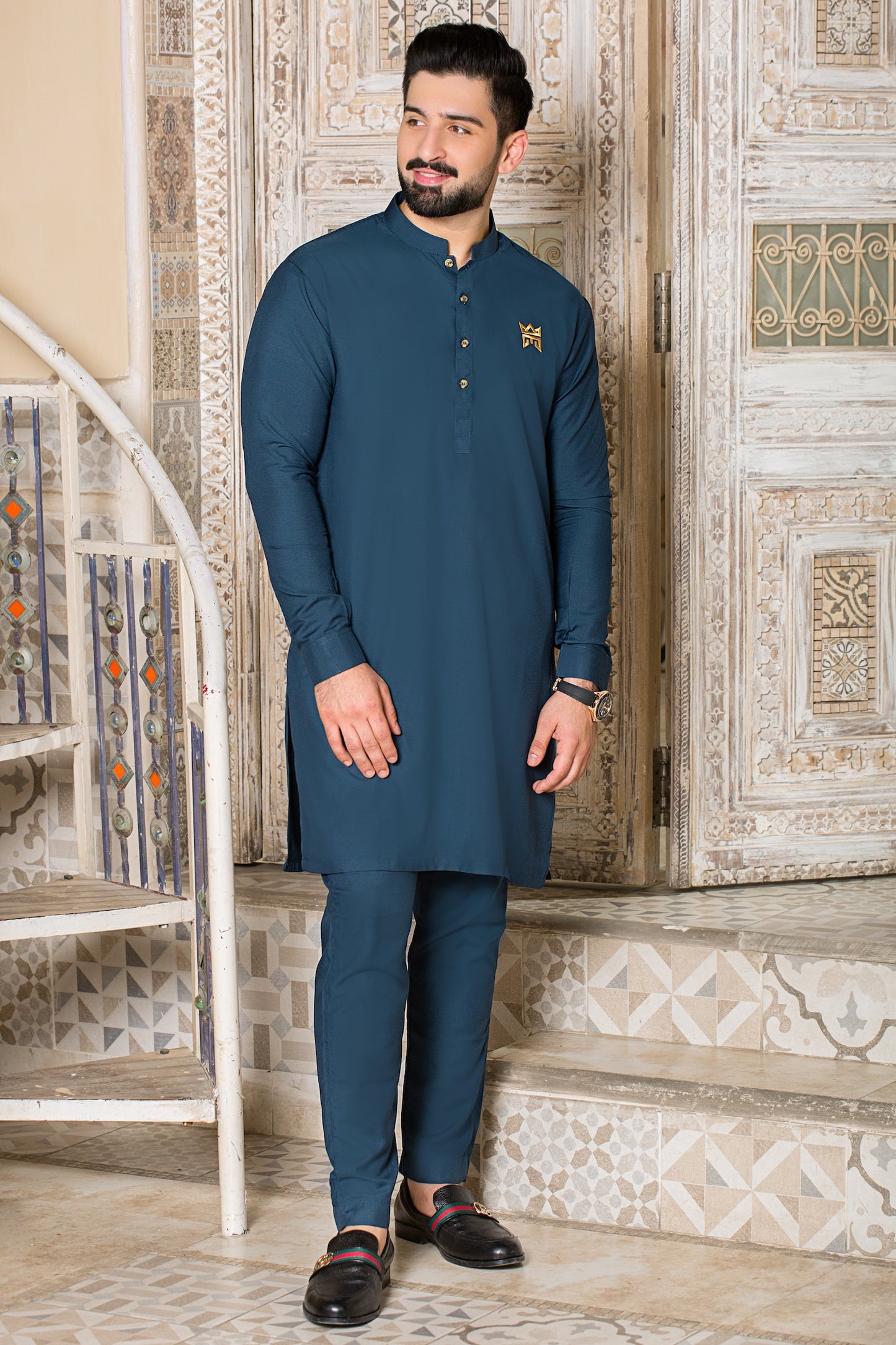 Platinum Collection All Season Stitched Ban Suit - Zinc