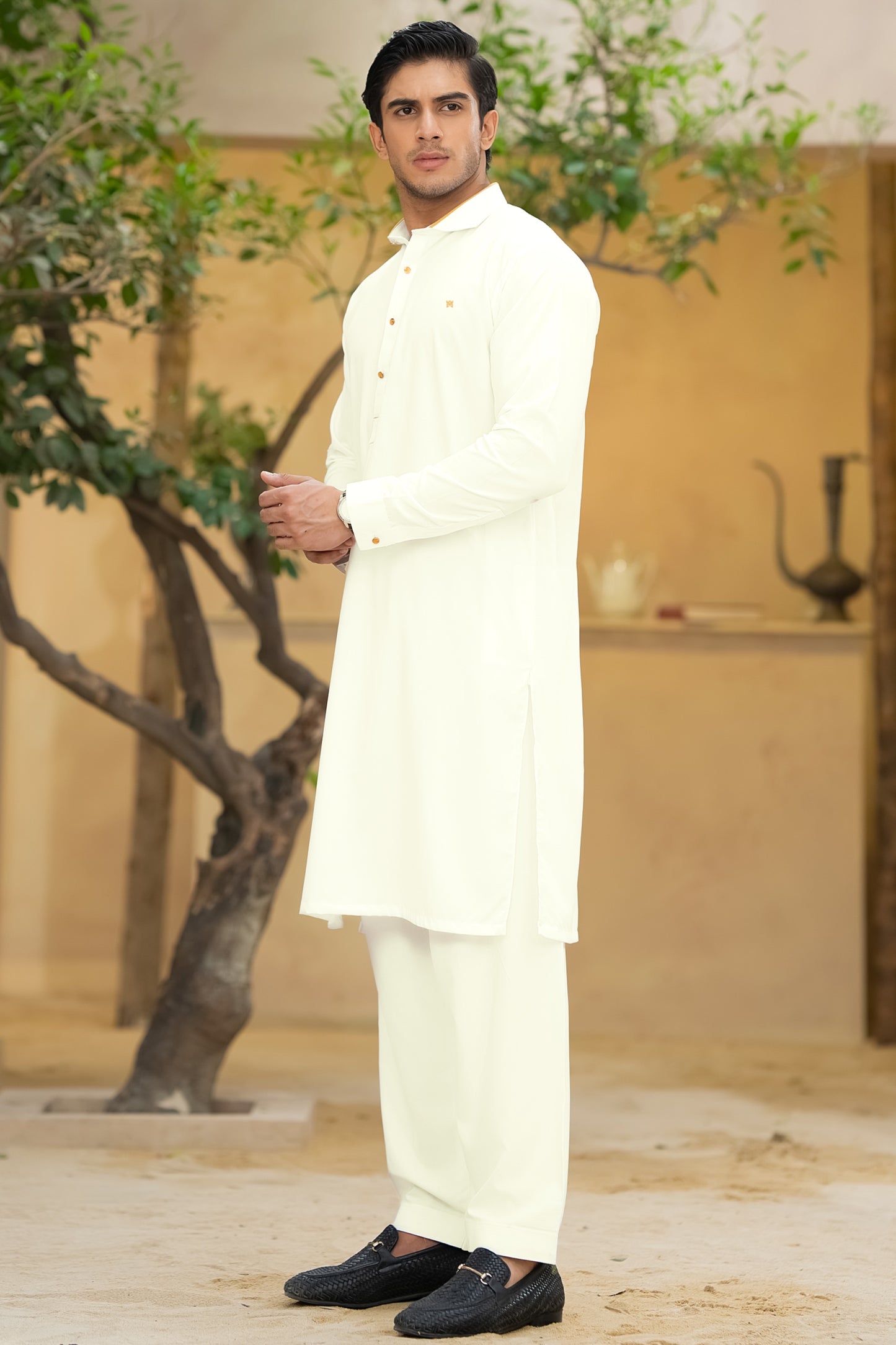 EID Boski Emperor Stitched Suit with Shalwar