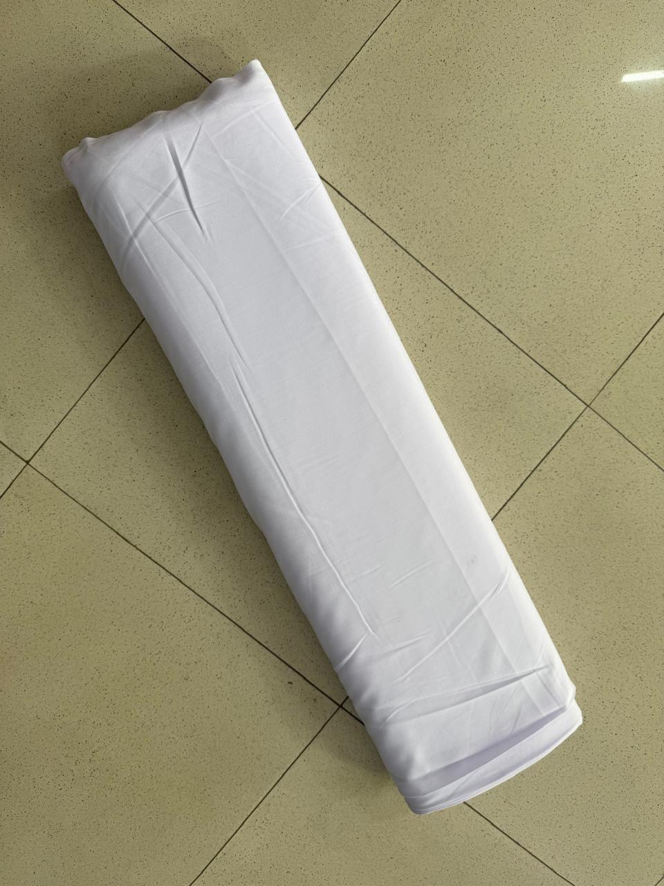 Blended Wash & Wear All Season Fabric -Egg White