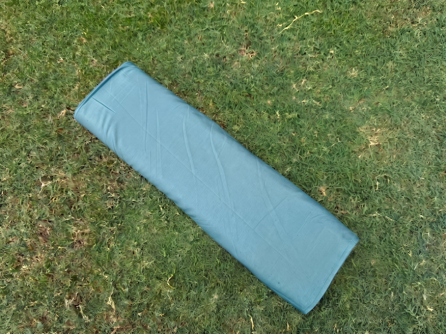 Blended Wash & Wear All Season Fabric -Steel Blue