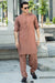 Stitched Shalwar with Kameez with Ban- Plum