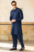 MUGHAL E AZAM COLLECTION STITCHED SHALWAR WITH KAMEEZ - Navy