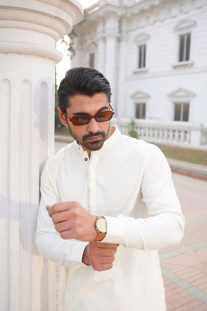 Boski with double ban bartaik stitch gumpatti fashion and gunmetal button