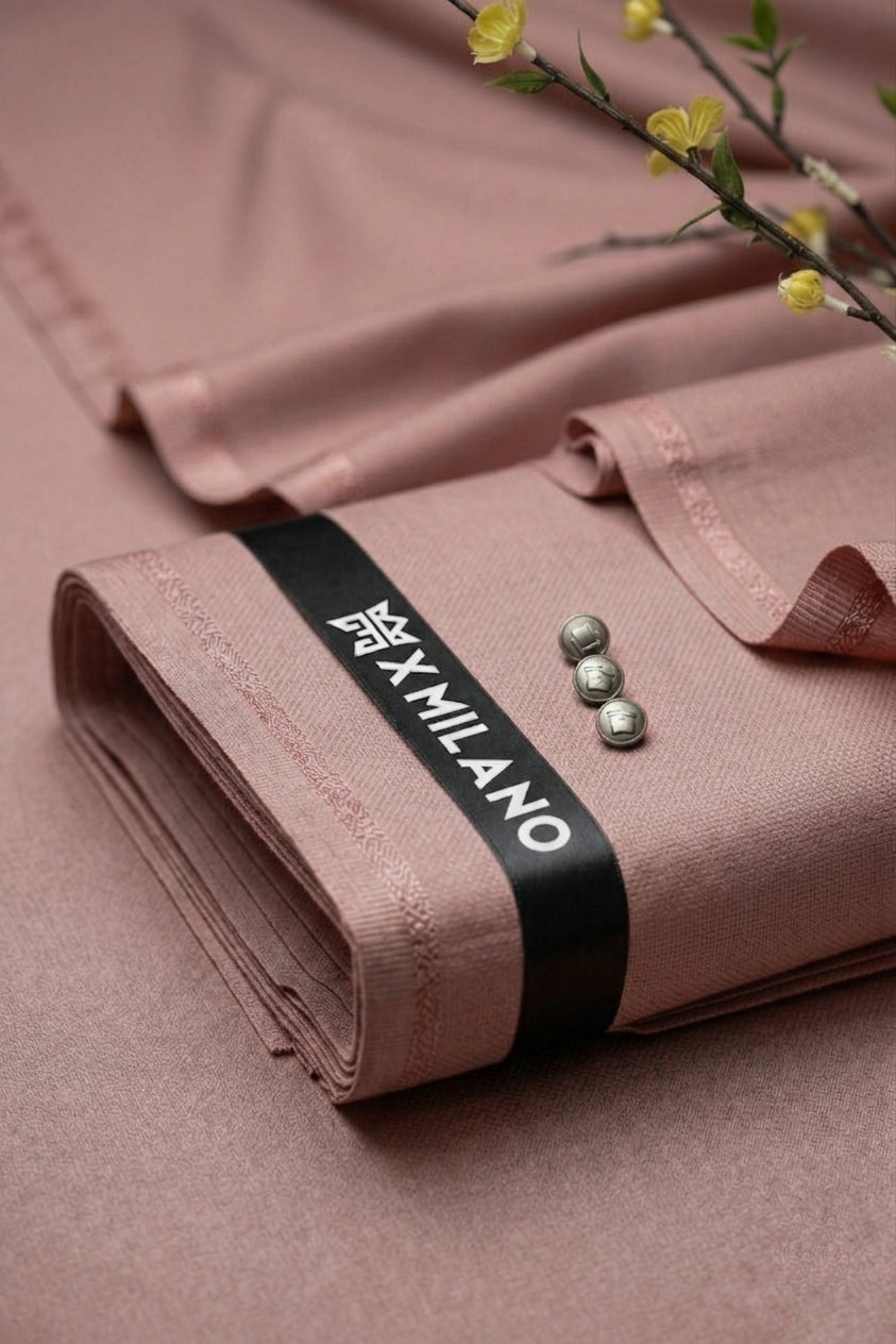Blended Wash & Wear All Season Fabric -Ash Rose