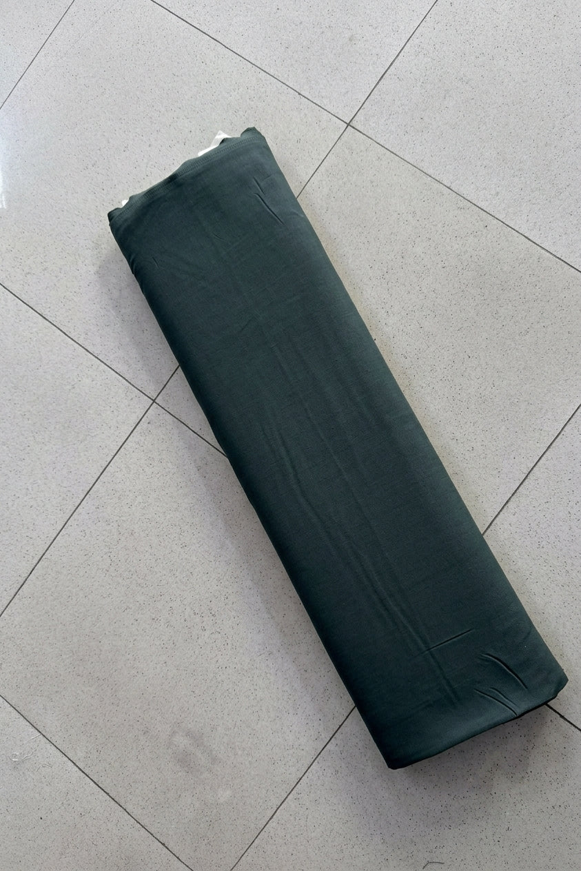 Blended Wash & Wear All Season Fabric -Teal Geen