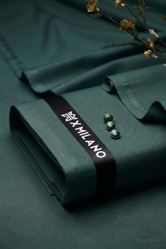 Blended Wash & Wear All Season Fabric -Teal green