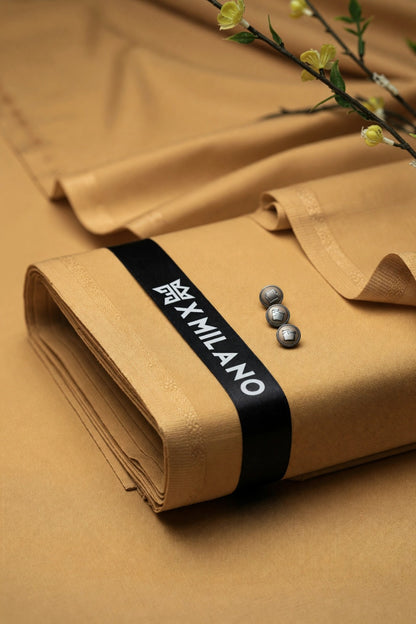 Blended Wash & Wear All Season Fabric -Light Camel