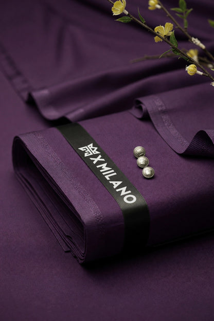Blended Wash & Wear All Season Fabric -Purple