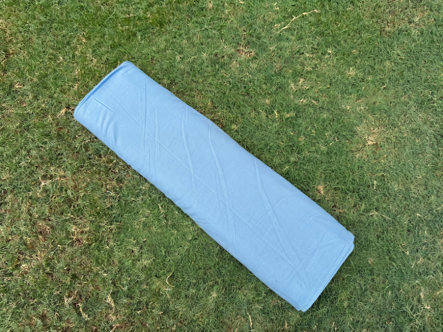 Blended Wash & Wear All Season Fabric -Sky Blue
