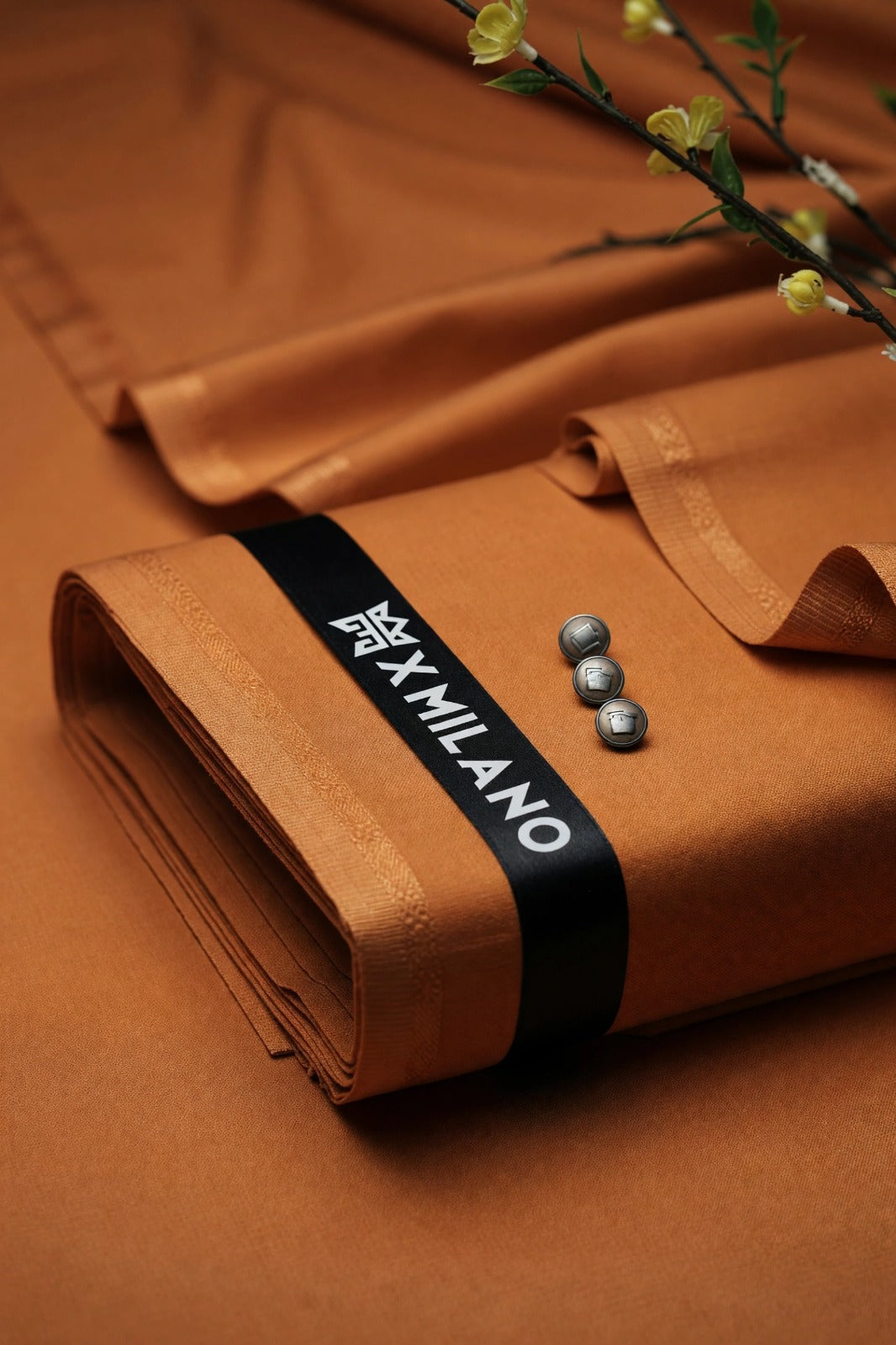 Blended Wash & Wear All Season Fabric -Camel Brown
