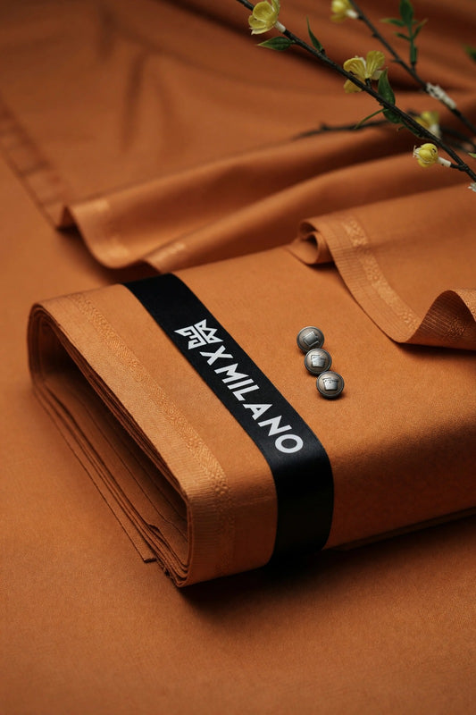 Blended Wash & Wear All Season Fabric -Camel Brown