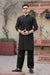 Stitched Shalwar with Kameez with Ban- Black