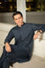 Royal Embroidered Collection Stitched Shalwar with Kameez - Navy
